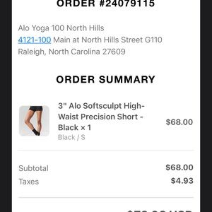 ALO Yoga Softsculpt High-Waist Shorts in Black